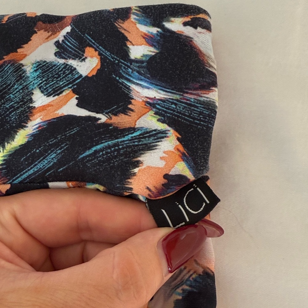 Colorful Abstract Print Shorts